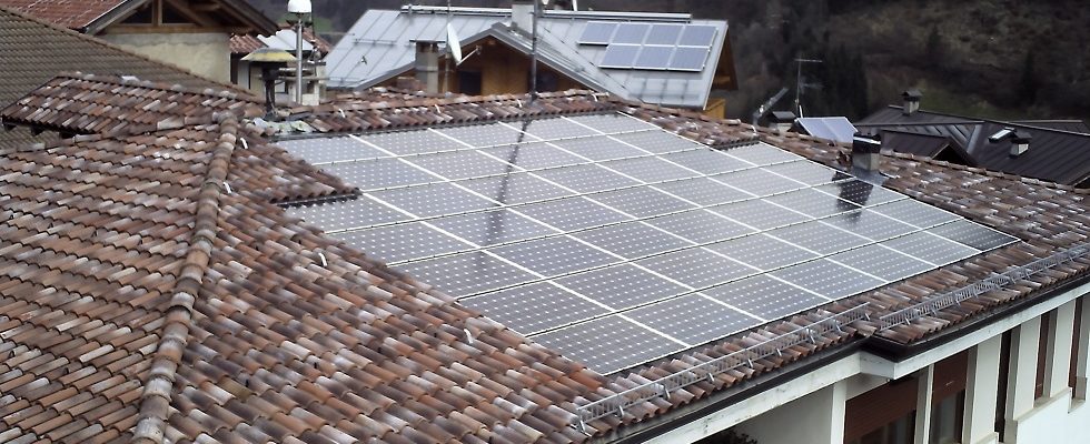 Impianto fotovoltaico Municipio di Roncone
