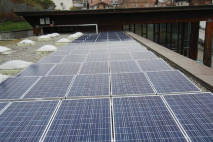 Impianto fotovoltaico Palestra di Roncone